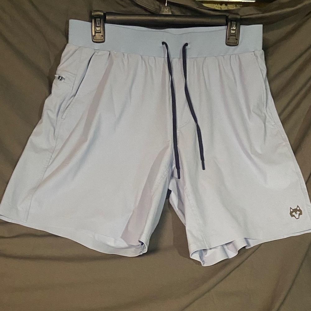 Men's Athletic Shorts in Light Blue